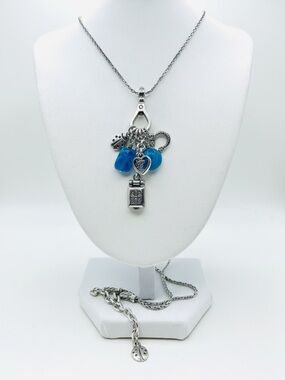 Collectors!! Brighton “Fortune”charm necklace w “lucky charms”
